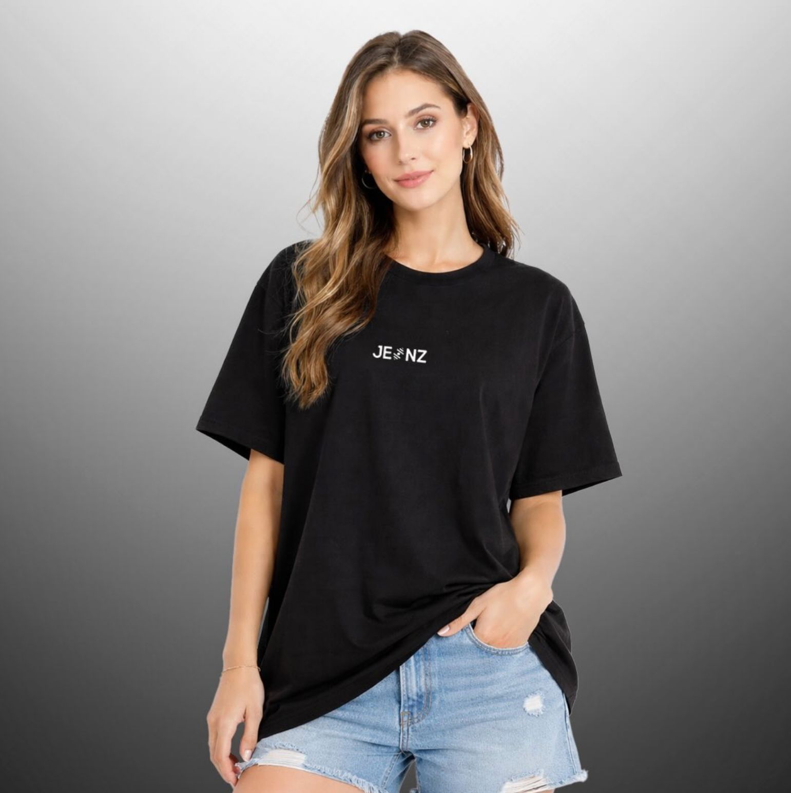 Jenz_black_Tshirt Jeinz black tshirt front
