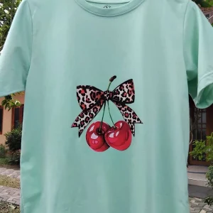 Nivra Crew Neck T-Shirt for Girls & Ladies – Light Blue Colour