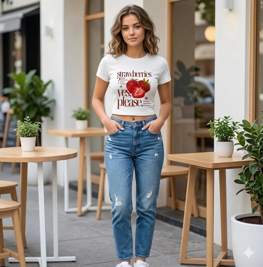 Nivra Clothing Crop Top Ladies White T-Shirts Nivra Clothing Crop Top Ladies White T-Shirts