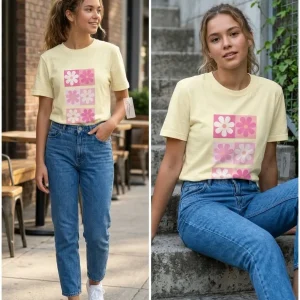 Nivra Ladies T-Shirts – Yellow Colour